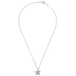 Tiffany & Co. Starfish Pendant Necklace 925 Silver 176580